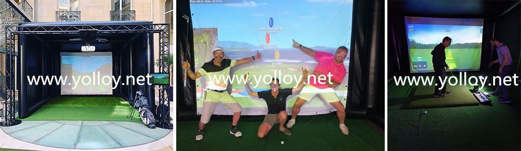 Client Feedback of Inflatable Golf Tent
