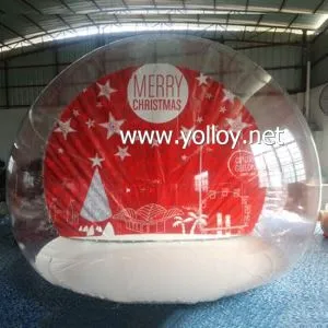 Giant Clear Snow Globe fyrir myndatöku